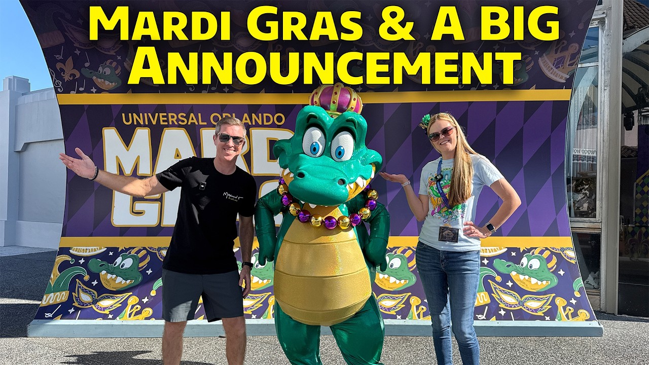 Mardi Gras at Universal Studios 2026 - New Merch, Food & Tribute Store! AND A BIG ANNOUNCEMENT!!!