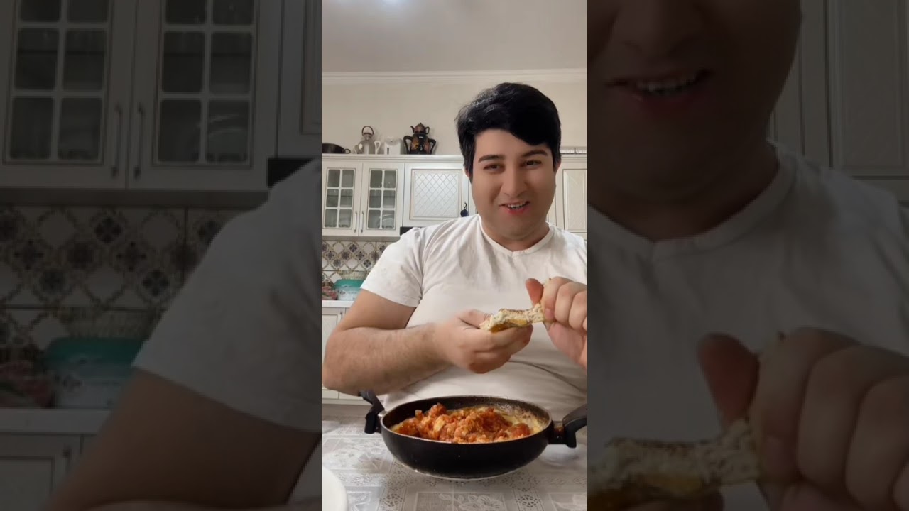 Baboş özünə ikralı yumurta bişirdi bəyənmədi🤣