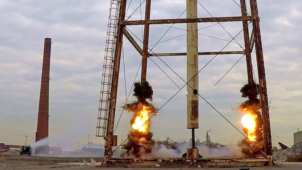 Bayonne MOTBY Water Tower & Chimney - Controlled Demolition, Inc.