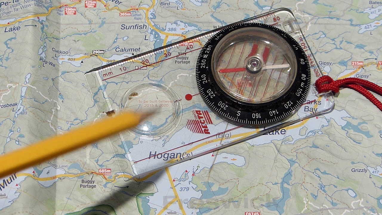 How to use a map and compass