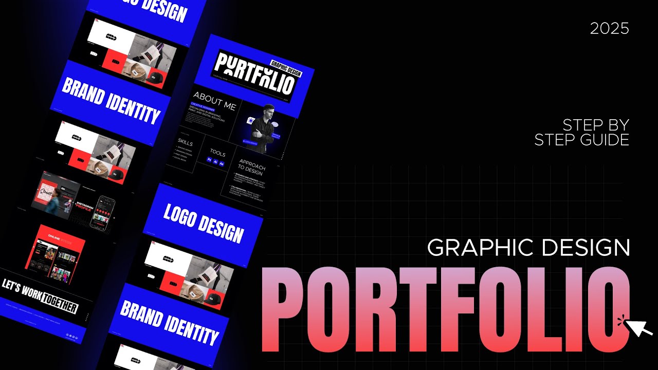 Как создать портфолио графического дизайна 2025 | Пошаговое руководство 2025! #graphicdesignportf...