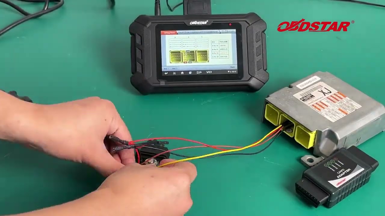 OBDSTAR P50 TOYOTA 89170 0A100 Airbag Reset by Bench