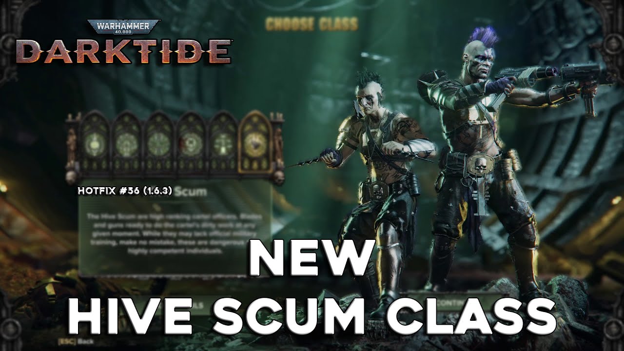 W40k: Darktide - NEW Hive Scum Class!