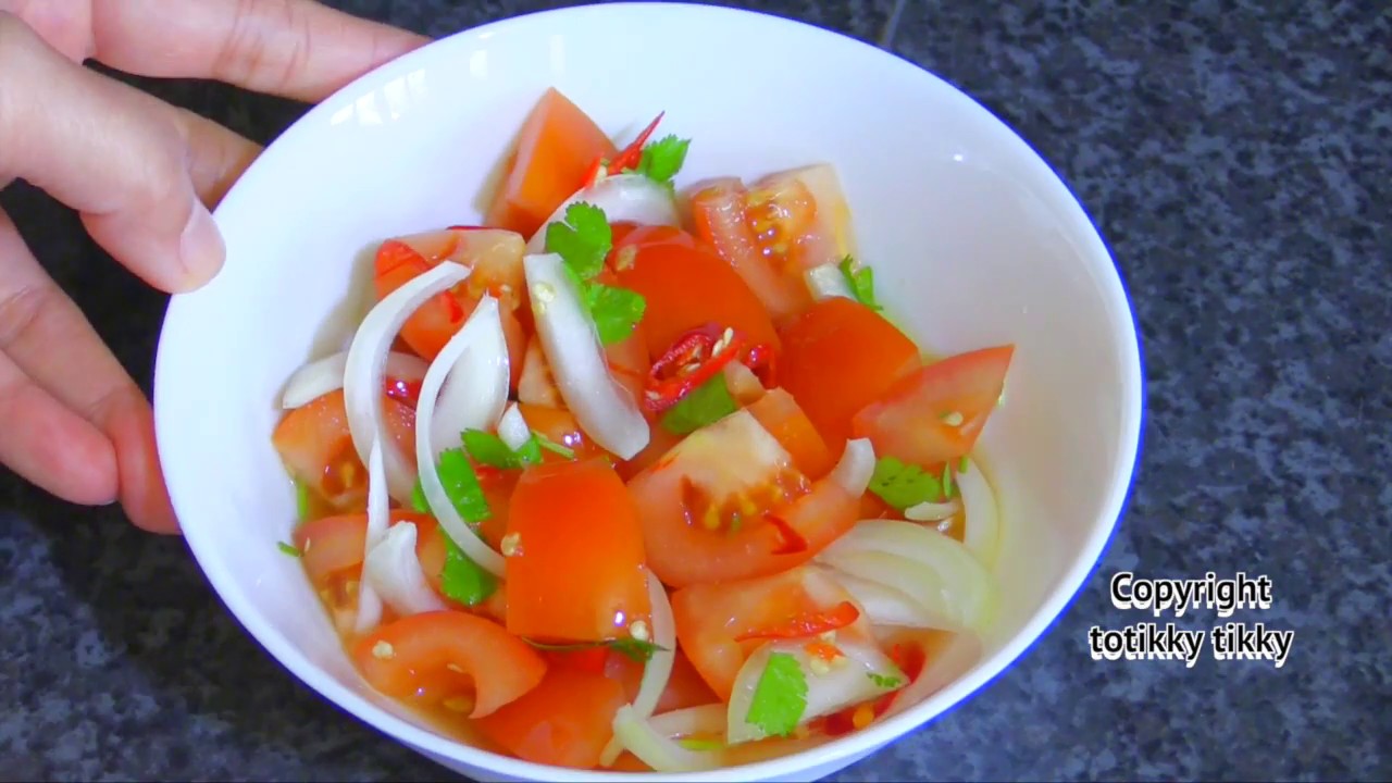 Thai Style Tomato Salad Recipe