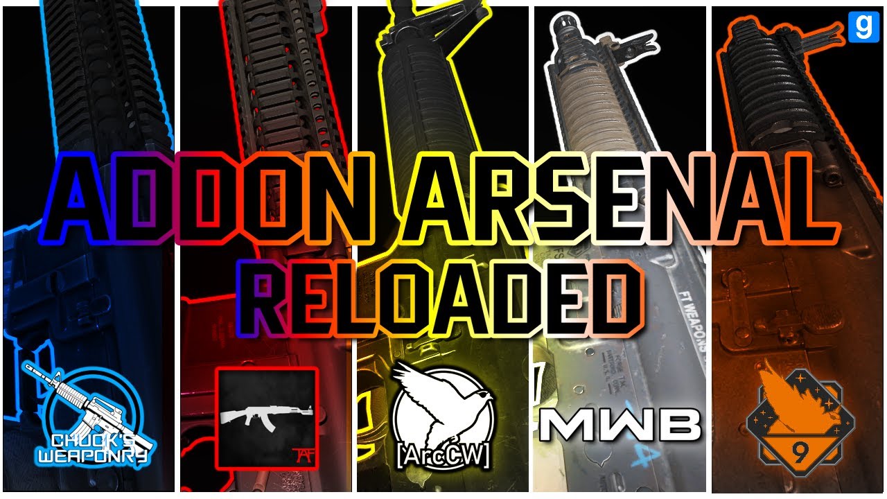 [GMOD] Addon Arsenal Reloaded: AR-15 Reload Animation Compilation