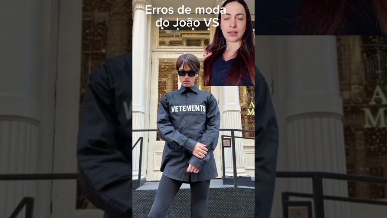 Erros de moda de Jo&atilde;o VS