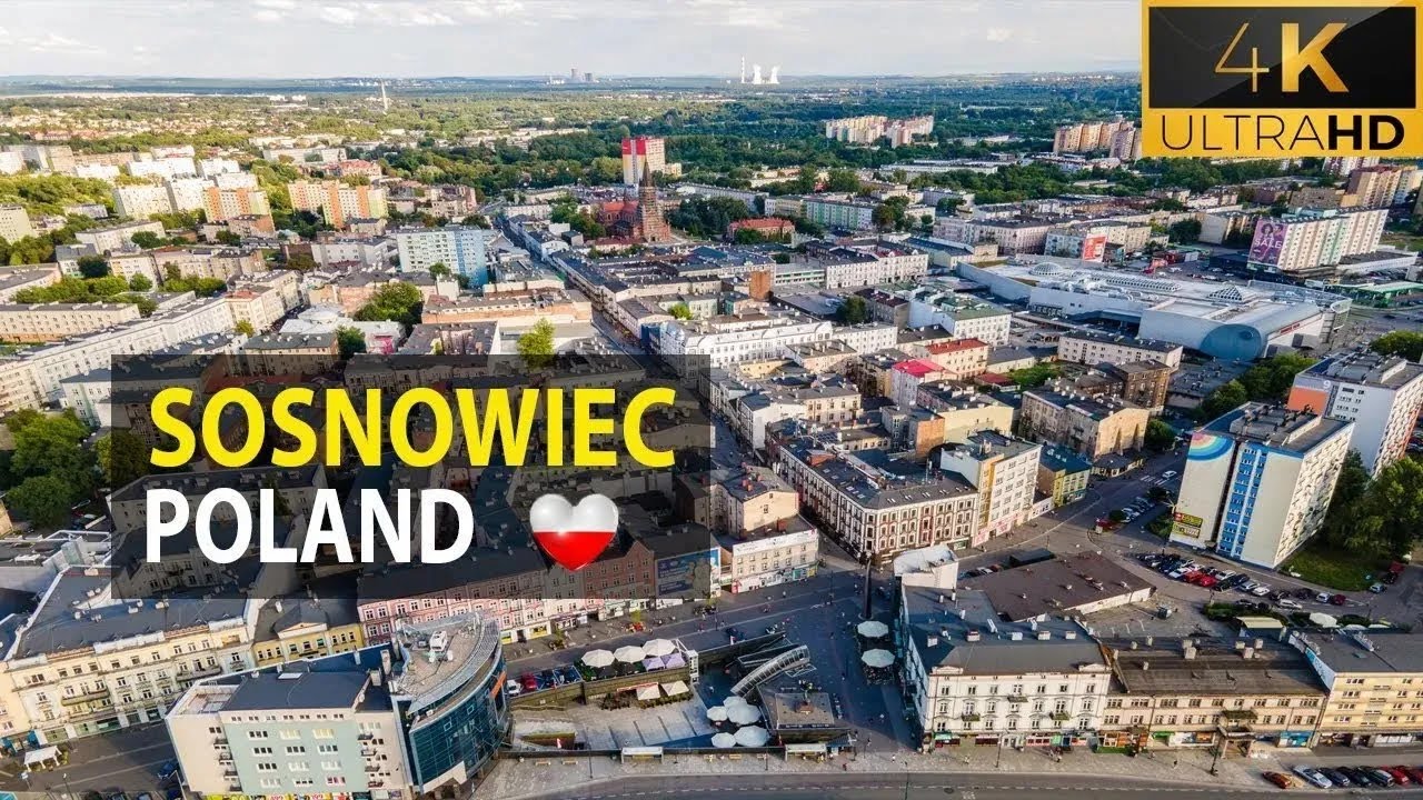 Sosnowiec z drona 🇵🇱 Polska z lotu ptaka: Sosnowiec jakiego nie znasz