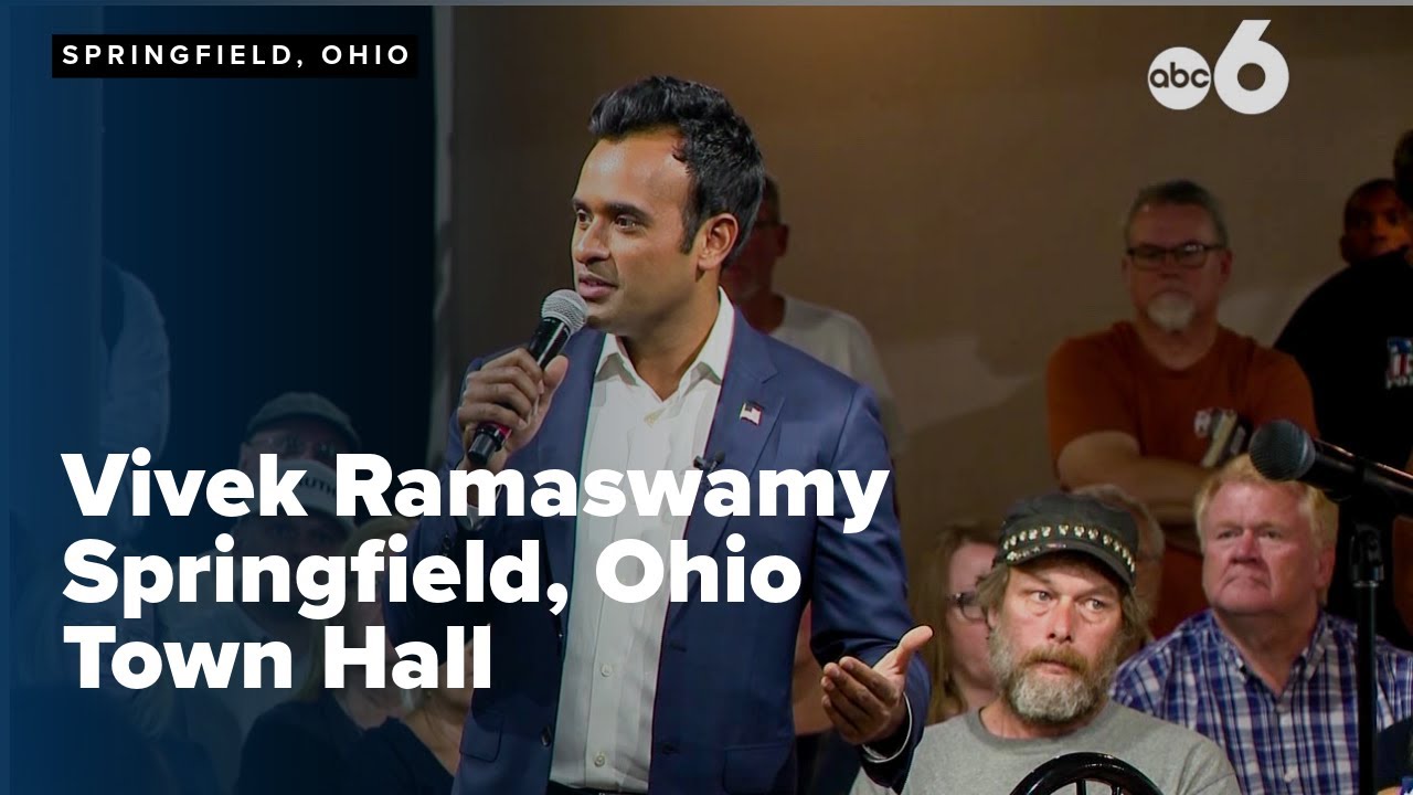Vivek Ramaswamy addresses immigration concerns at Springfield, Ohio, town hall