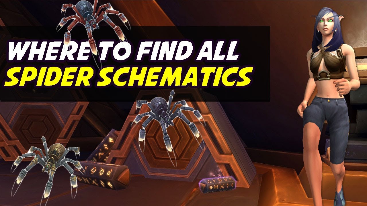 Spider Schematic Locations - Protoform Synthesis (Mounts)
