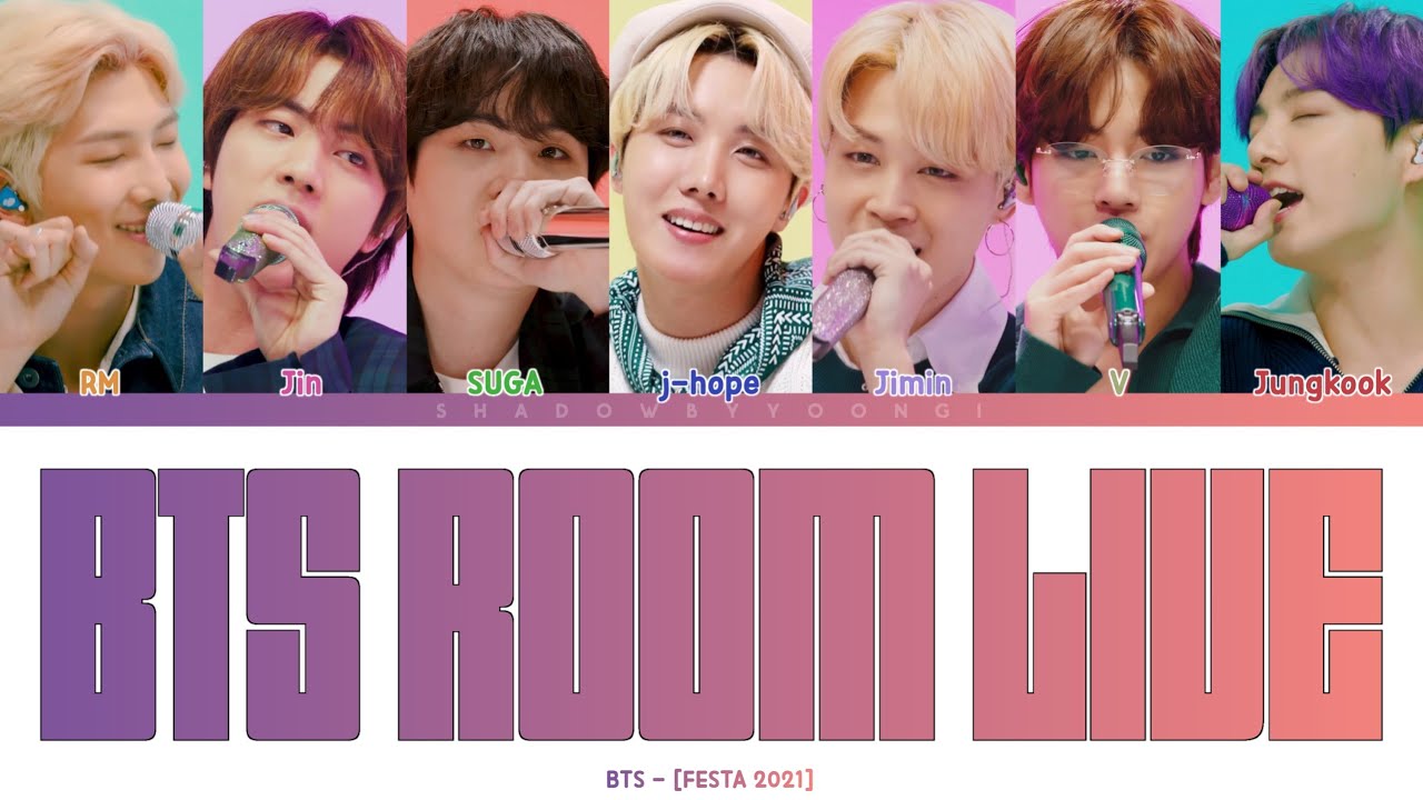 [2021 FESTA] 'BTS ROOM LIVE' (Color Coded Lyrics) | ShadowByYoongi