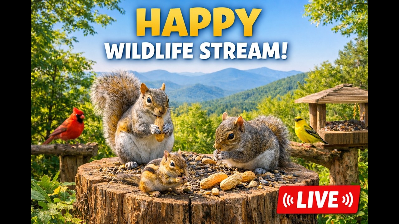 You’re Early… Something Might Happen 👀 | LIVE Squirrel Cam