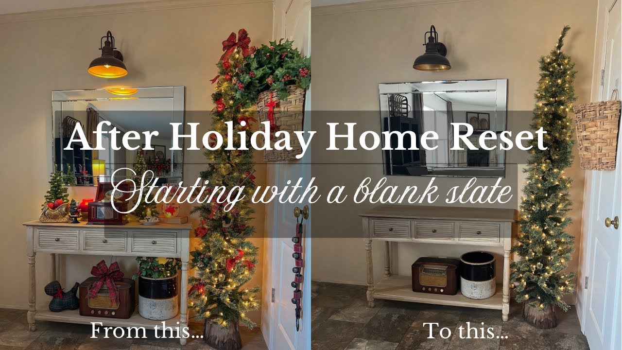 After Holiday Home Reset | Cleaning Motivation | Un-Decorate with Me 2025
