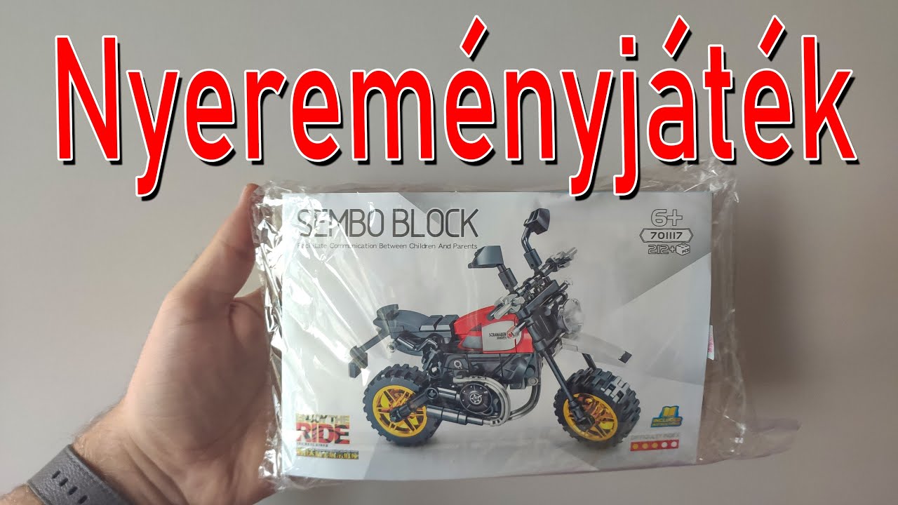 Nyerem&eacute;nyj&aacute;t&eacute;k, nyerd meg te a Lego Ducatit !