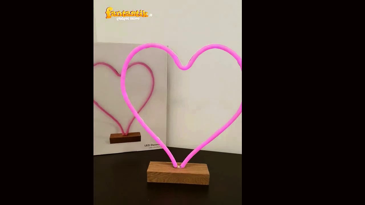 LAMPADA CUORE STILIZZATO