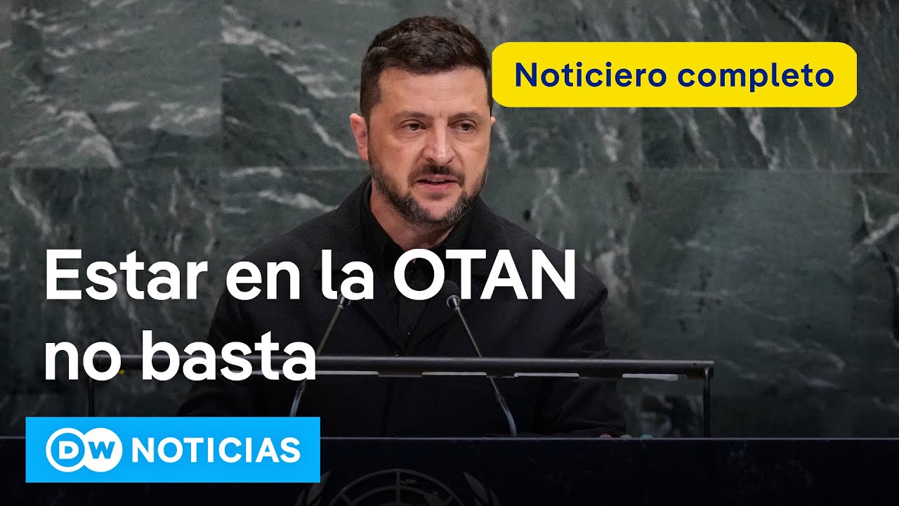 🔴 DW Noticias 24 de septiembre: Zelenski dice que 