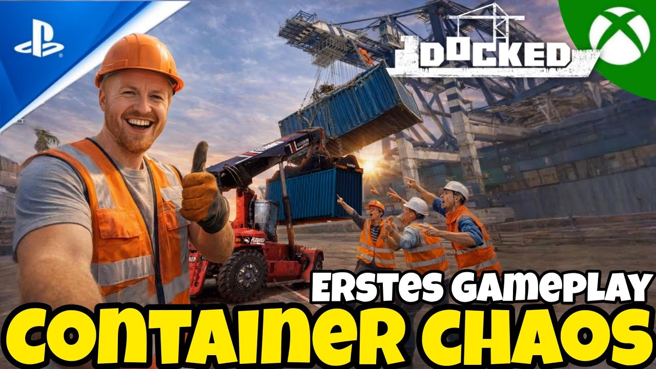 ⚓Container Chaos im Hafen!😍Neuer Hafen Simulator überrascht komplett! | Docked #01