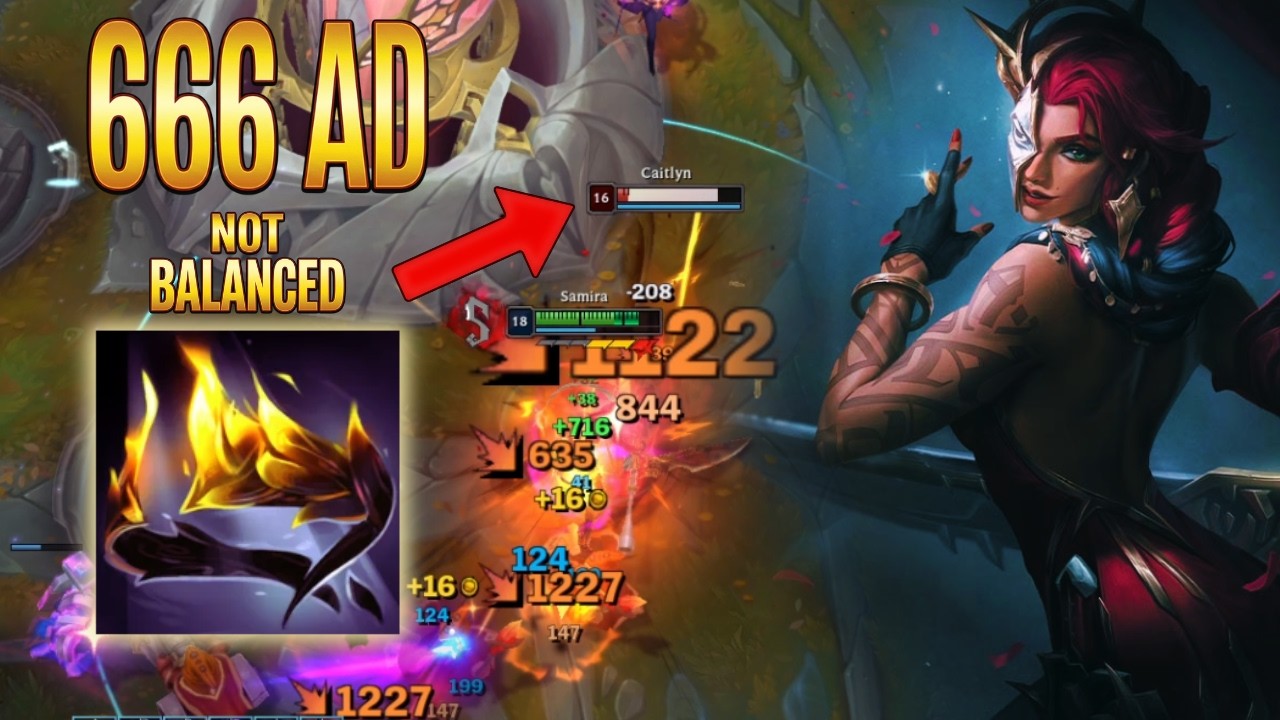 666 AD IS NOT BALANCED... 👹 BUFFED HUBRIS SAMIRA (27 KILLS PENTAKILL)