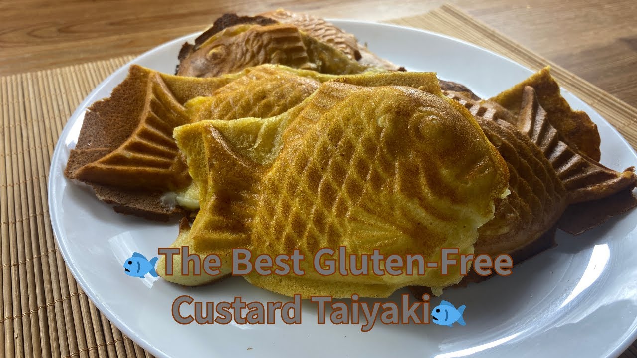 Crispy Gluten-Free Taiyaki with Overflowing Custard!
