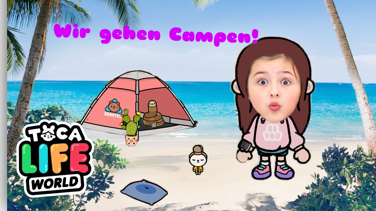 AVA geht CAMPEN 😎 Wir gehen in der Wildnis zelten in Toca Life World -  Gefahr?? 😍 Mehr Alles Ava