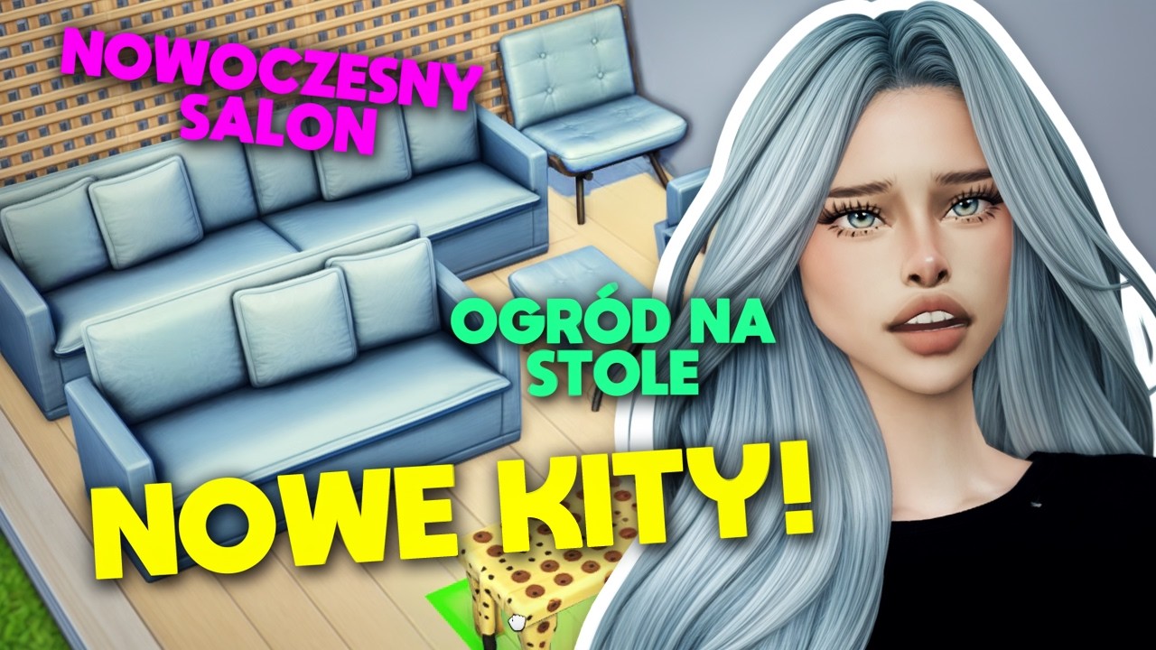 NOWE kolekcje The Sims 4! 🔥 First Look + wszystkie obiekty | Nowoczesny salon i ogr&oacute;d na stole |