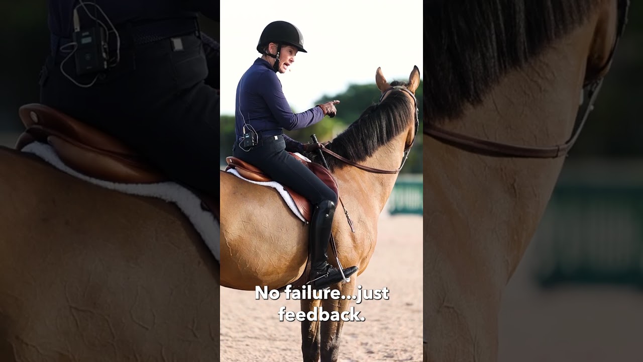 No Failure. Only Feedback. 5x USA Jumping Olympian Anne Kursinski's words of wisdom #shorts