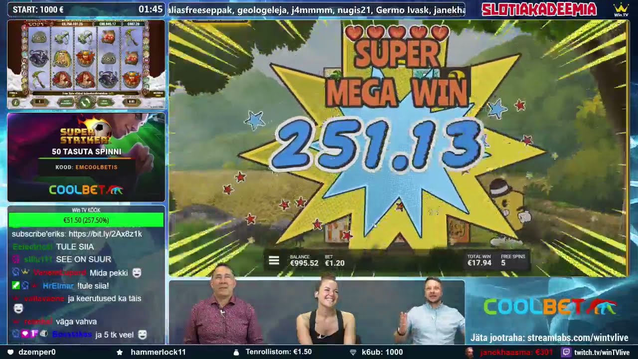 WinTV Slotiakadeemia (Coolbet): Pole midagi kindlamat kui bubka meetod ja s&auml;rgava!