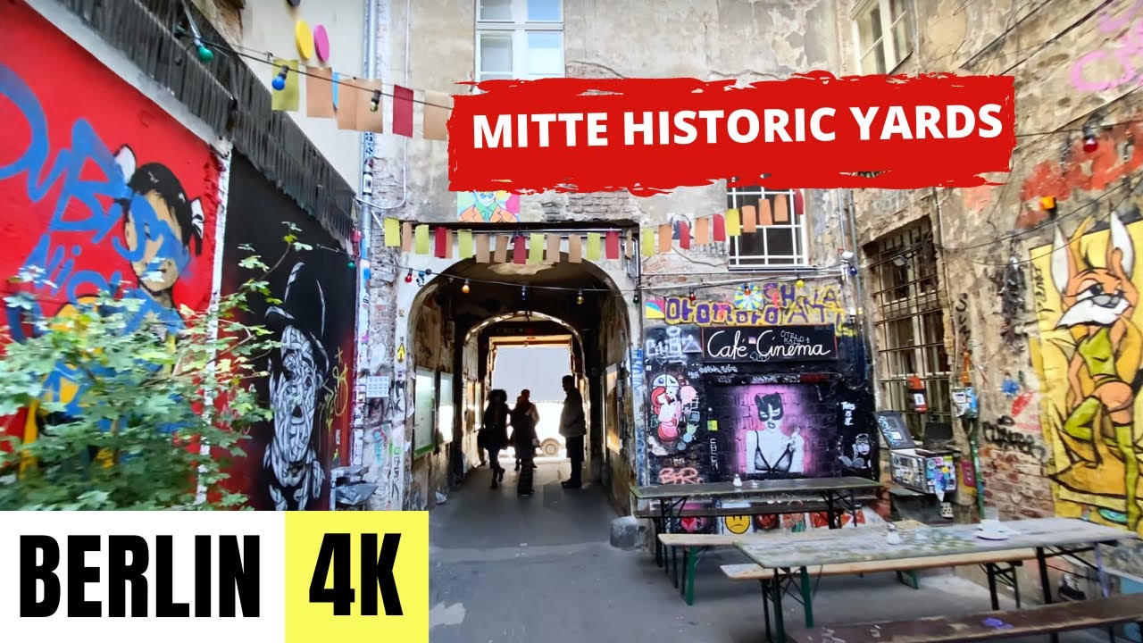 BERLIN, GERMANY 🇩🇪 [4K] MITTE — Hackesche Höfe, Rosenhöfe & Haus Schwarzenberg