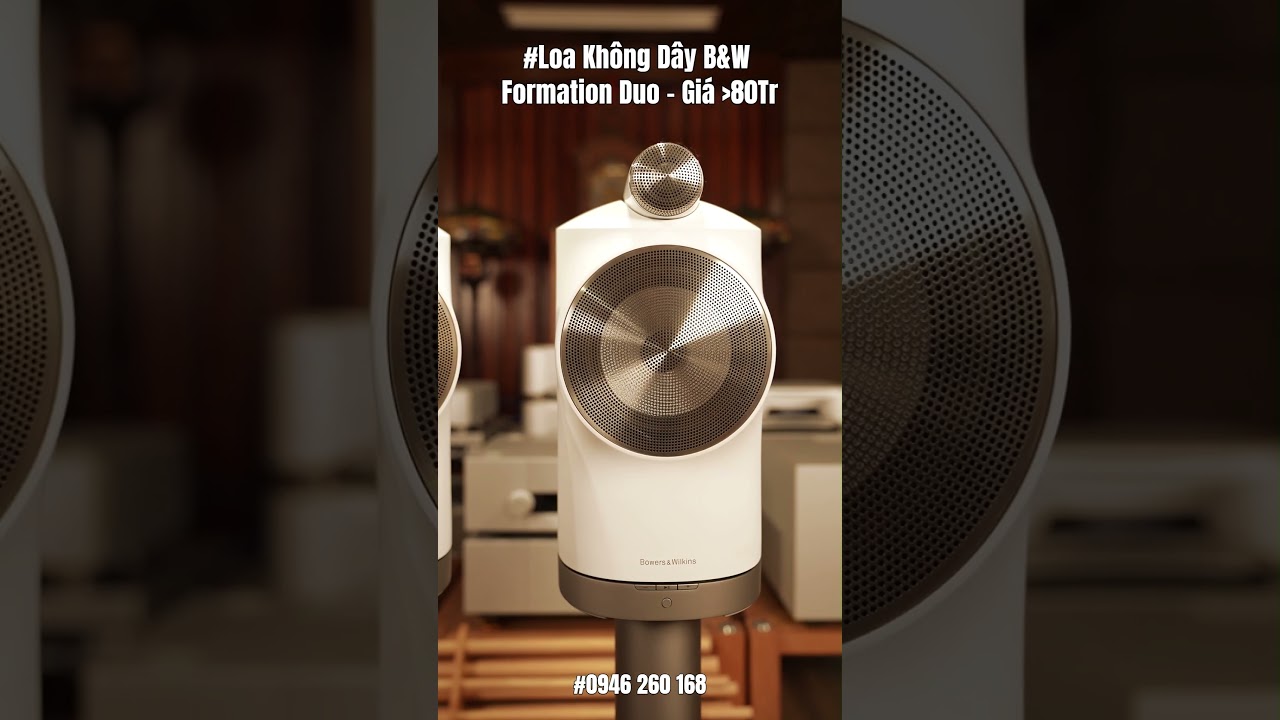 Loa Công Nghệ Không Dây B&W Formation Duo, Lựa Chọn Tốt Nhất Cho Không Gian Hiện Đại