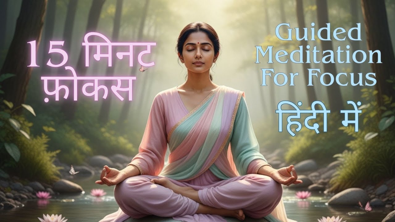 15 Min Hindi Guided Meditation for Focus & Mindfulness | फ़ोकस के लिए ध्यान | Deep Work & Study