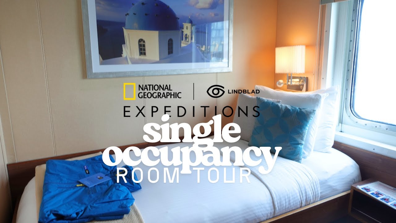 Экскурсия по одноместному номеру на борту судна National Geographic Explorer.