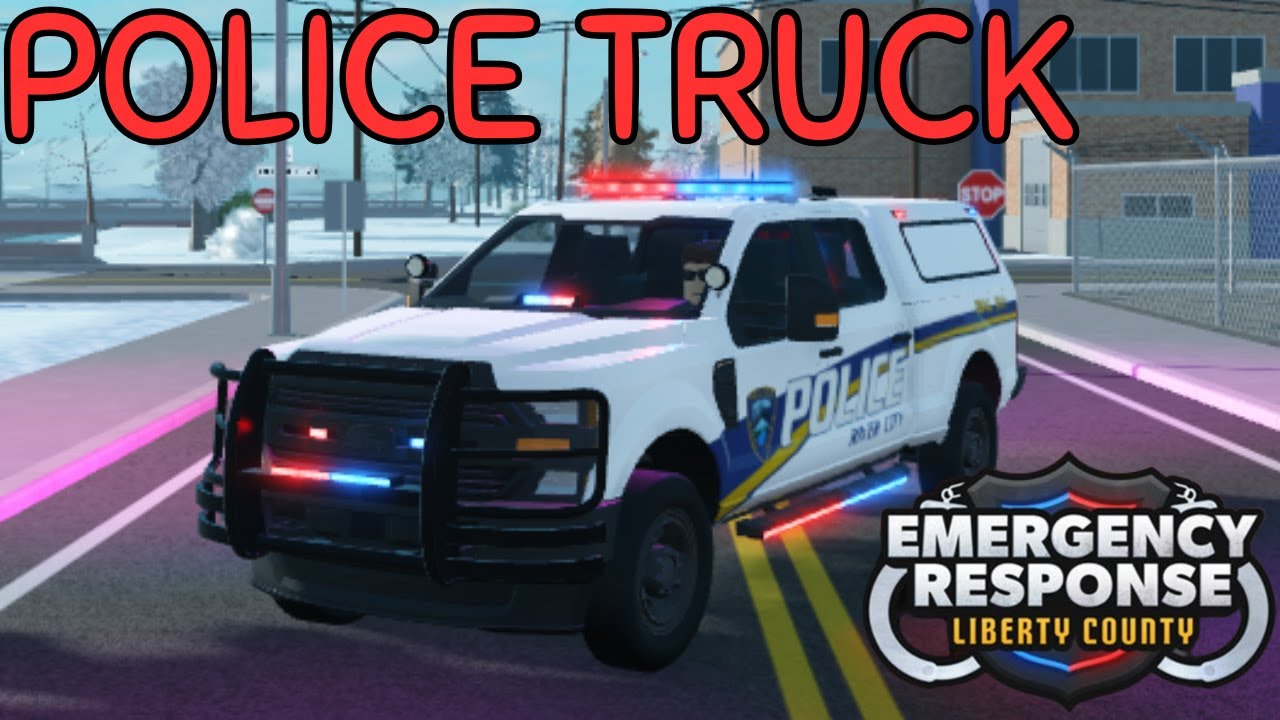 Police Truck Patrol In ERLC!