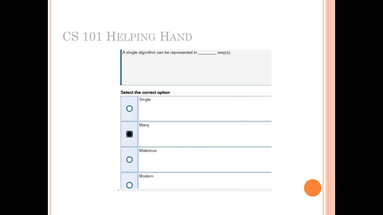 Grand Quiz CS101 (Introduction to Computing) All MCQs