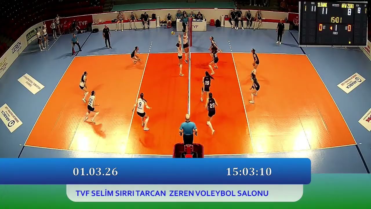 İLBANK - ALFEMO ZEREN SPOR Arabica Coffee House Kadınlar Voleybol 1.Ligi