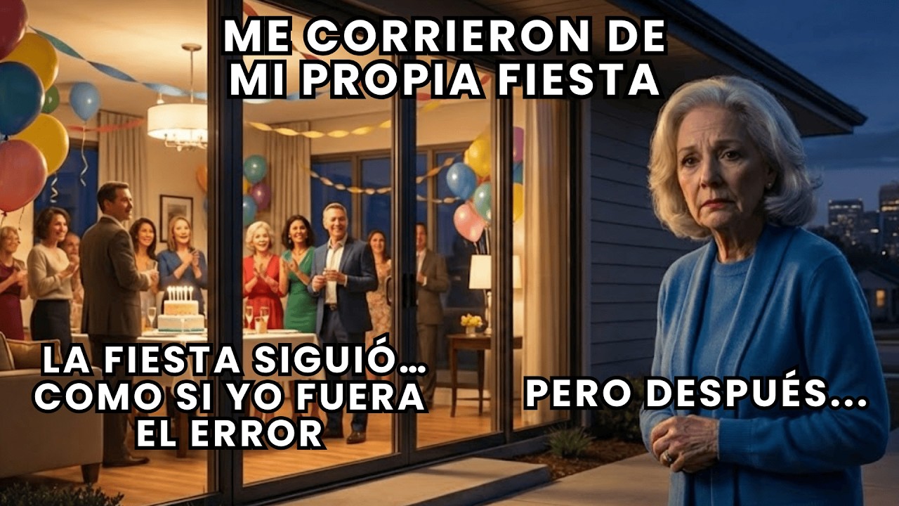 ME SACARON DE MI CUMPLEAÑOS… en mi propia casa. “MUÉRETE, SOBRAS AQUÍ”  QUEDÉ SOLA pero cuando…