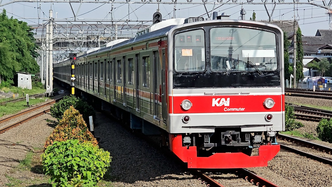[4K] Stasiun Bekasi: Kompilasi Kereta JR 205, CLI-125, CC 203, CC 206 | KRL Commuter Line (3/6)