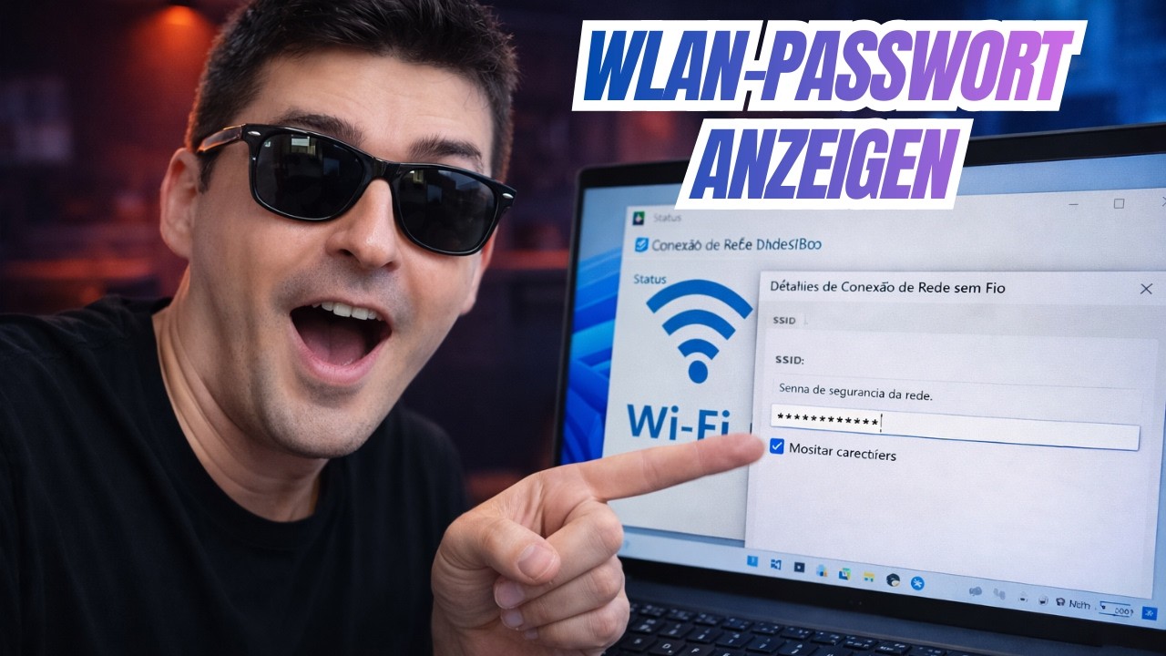 WIE MAN DAS WLAN-PASSWORT AUF DEM NOTEBOOK ANZEIGT 📶