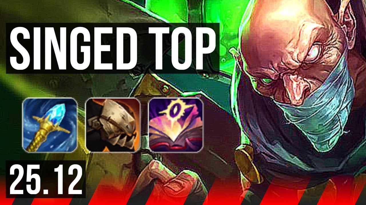 SINGED vs MORDEKAISER (TOP) | 900+ games | EUW Master | 25.12