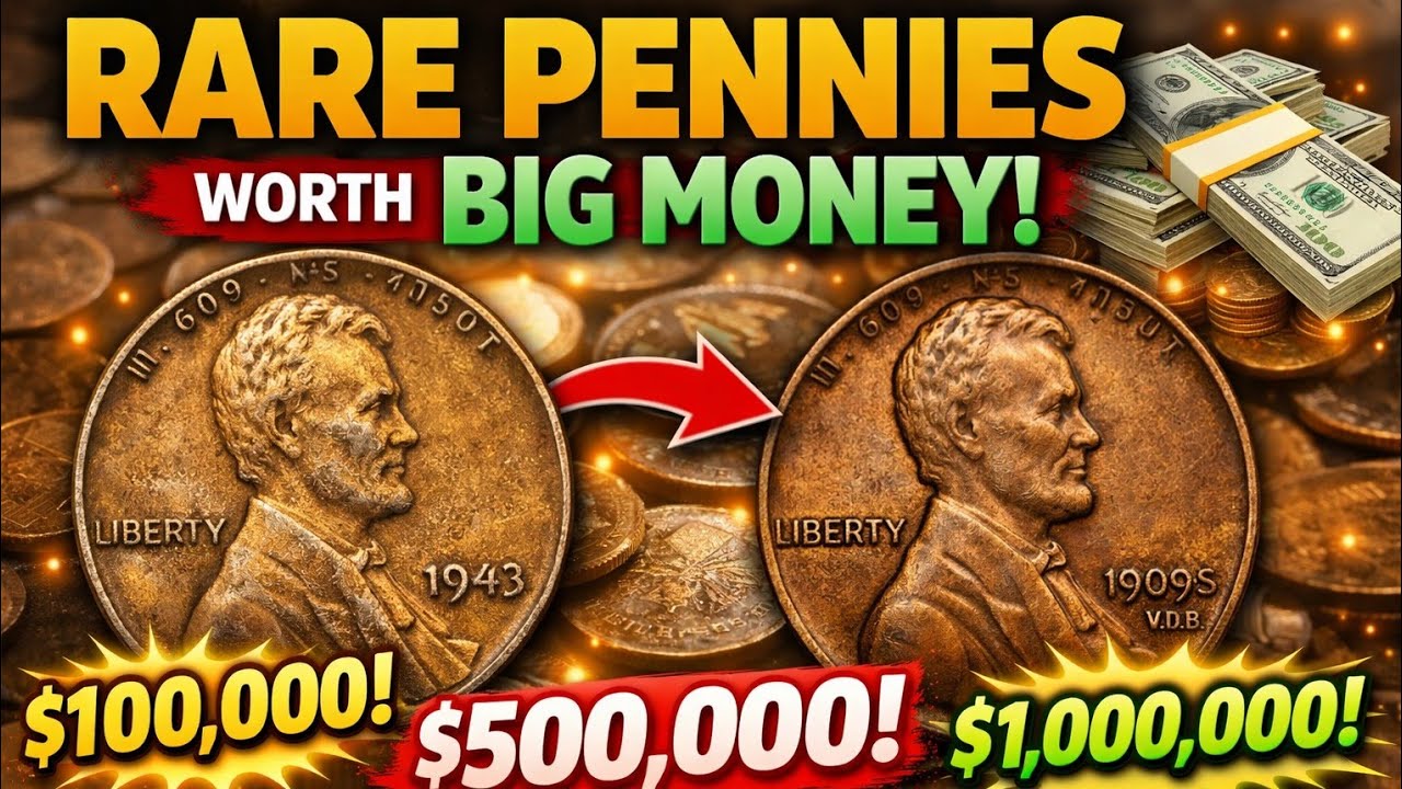 🔥 10 редких пенни, которые будут стоить ОГРОМНЫХ денег в 2026 году 💰 (Проверьте свой карман ПРЯМО...