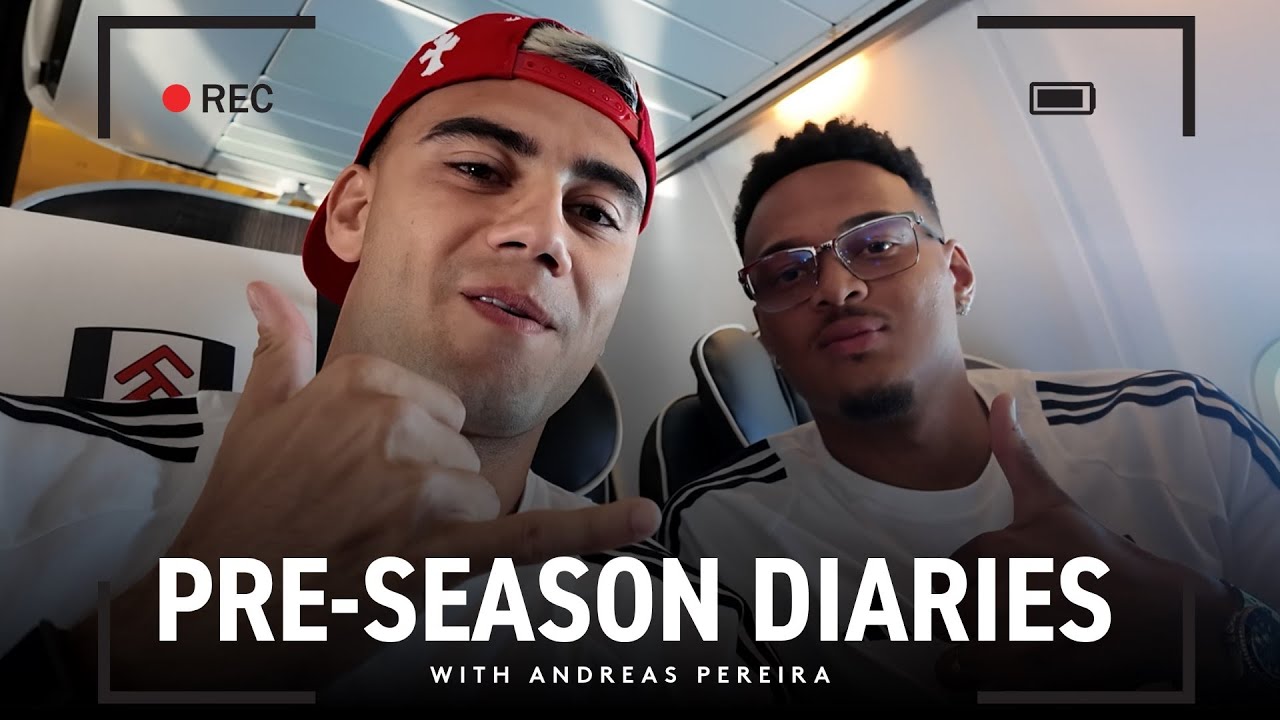 Pre-Season Diaries | Andreas Pereira vlogs Fulham's journey to Portugal