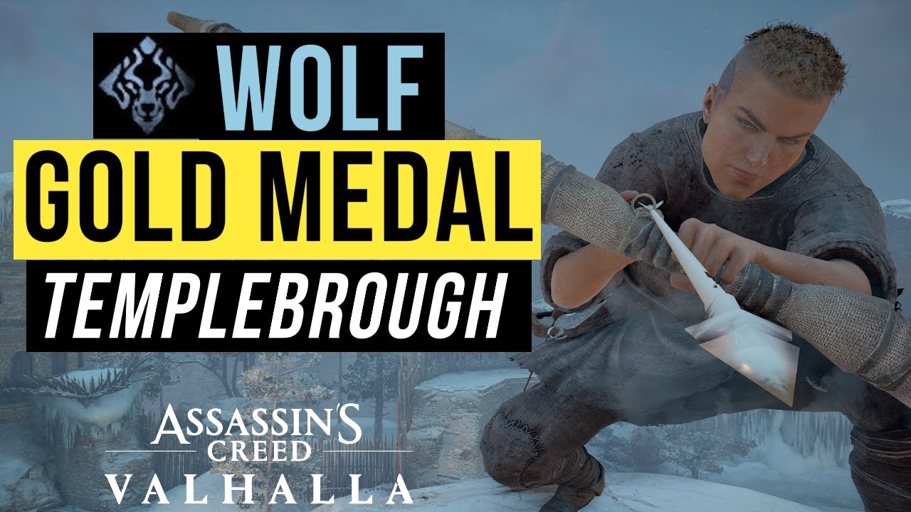 🥇 SNIPER GOLD Templebrough Fort - Trial of the WOLF - Mastery Challenge Tips | AC Valhalla