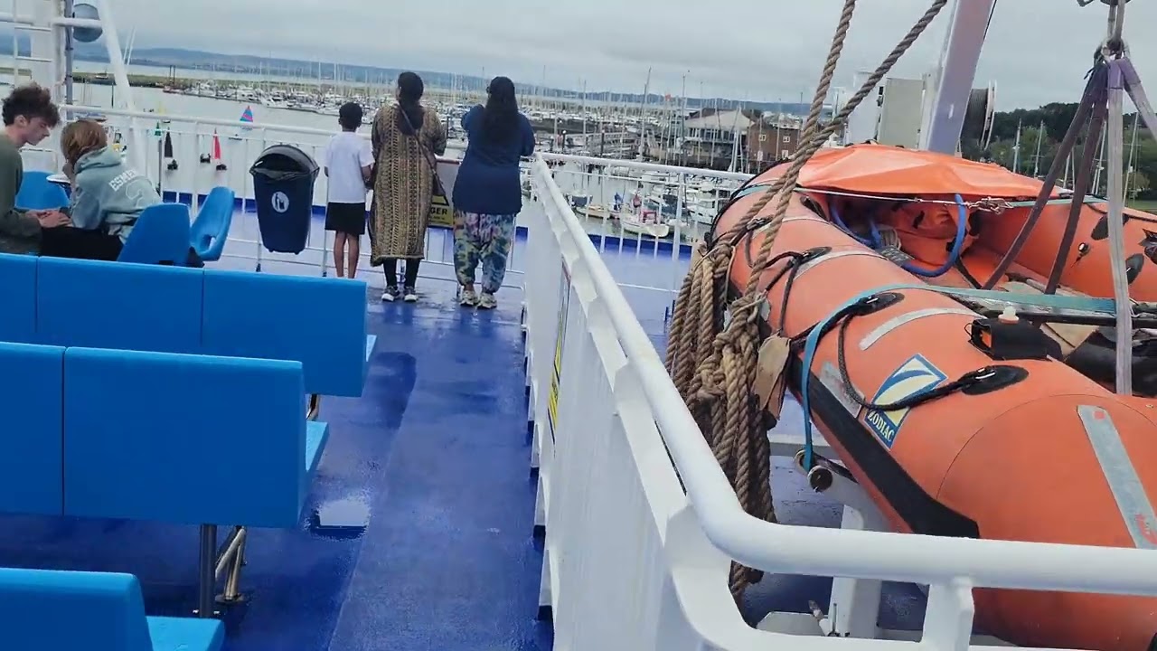 Wightlink Lymington to Yarmouth Ferry Wight Sun 4K Isle Of Wight