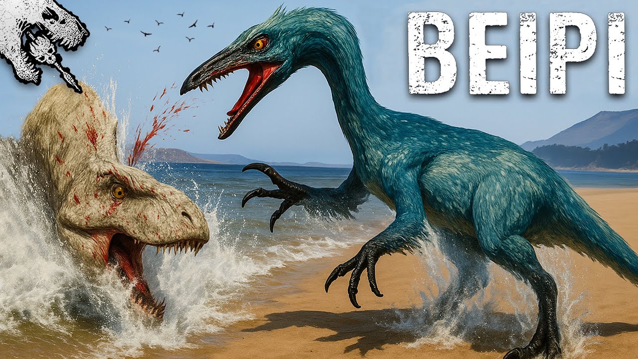 SALZWASSER - BEIPI attackiert DINOS am Strand ☠️🩸 Überleben als BEIPIAOSAURUS 🦆 - The Isle
