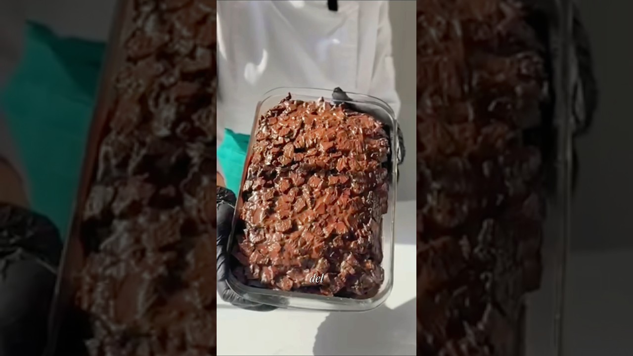 Chocolate Crunch Cake 🍫 #receta #chocolate #crunchy #chocolatecrunchcake