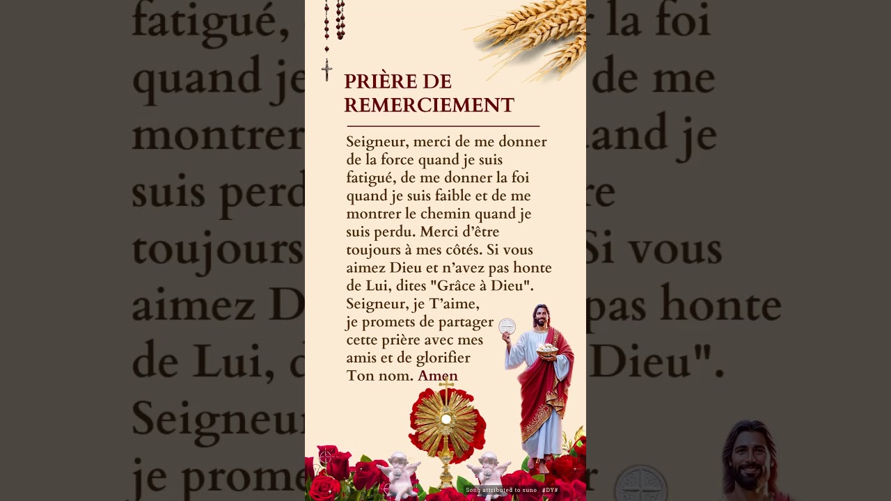 Pri&egrave;re d'action de gr&acirc;ce du car&ecirc;me #catholique #chr&eacute;tiens #pri&egrave;re #bible #france #dieu #j&eacute;sus #foi