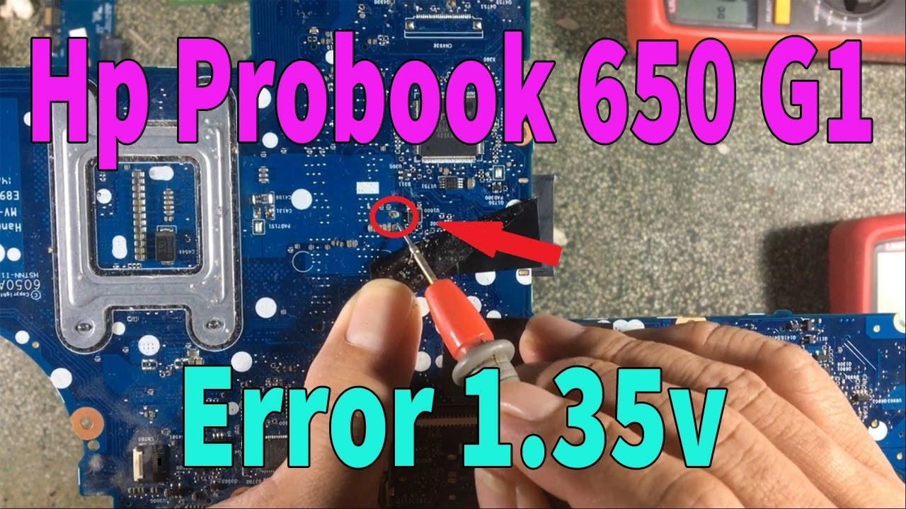 Hp Probook 650 G1 Error 1.35v
