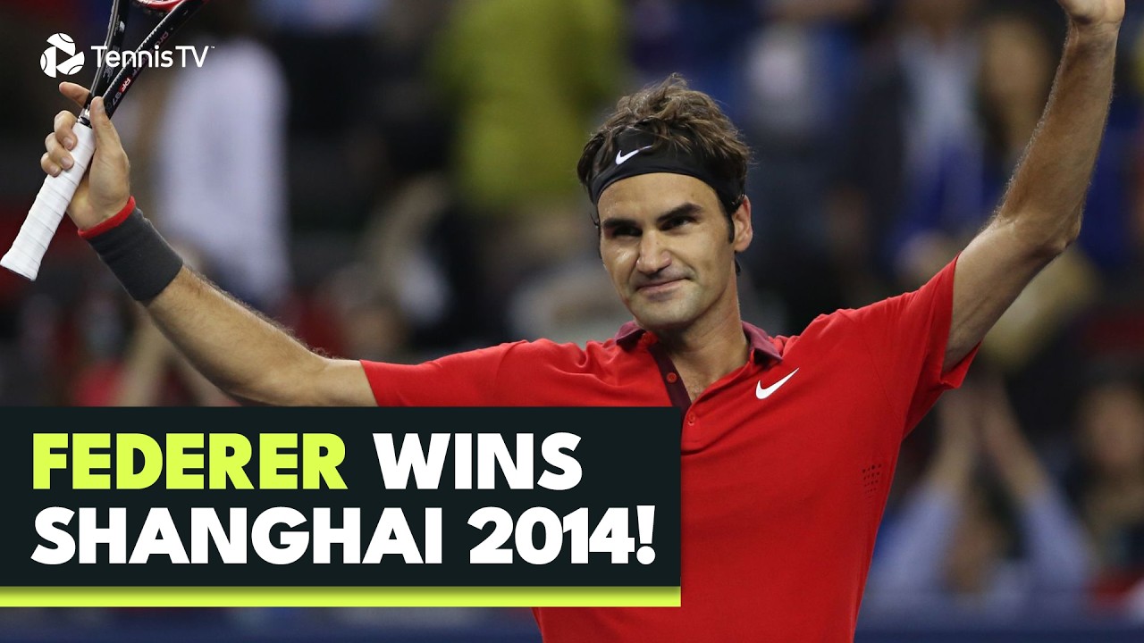 When Roger Federer Won Shanghai In 2014! 🇨🇳
