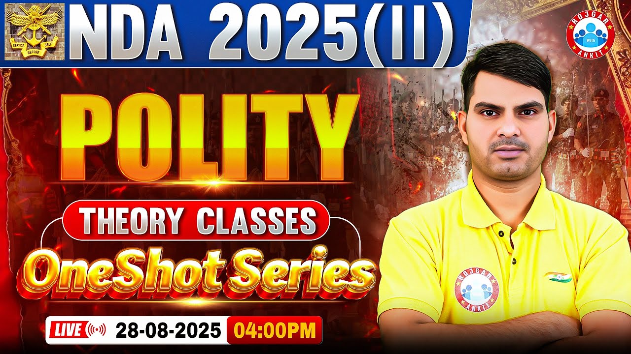 NDA Polity Classes 2025 | One Shot Series | Polity For NDA 2025 | NDA Polity One Shot By Ranjeet Sir
