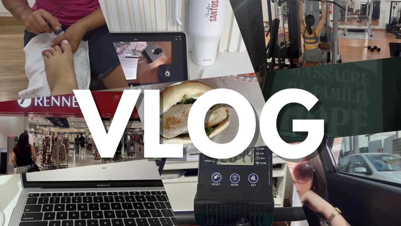 VLOG! ROTINA + ACADEMIA + TRABALHO + GRAVAÇÕES
