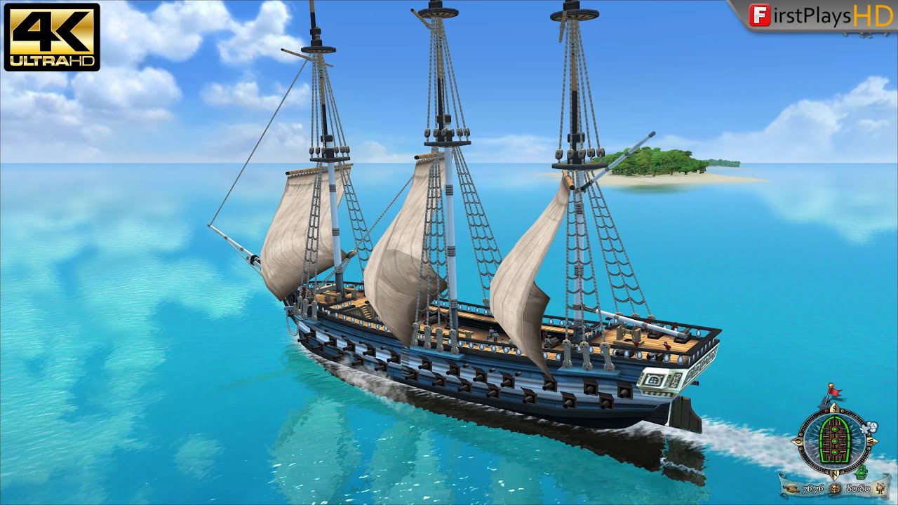 Tortuga: Two Treasures (2007) - PC Gameplay 4k 2160p / Win 10