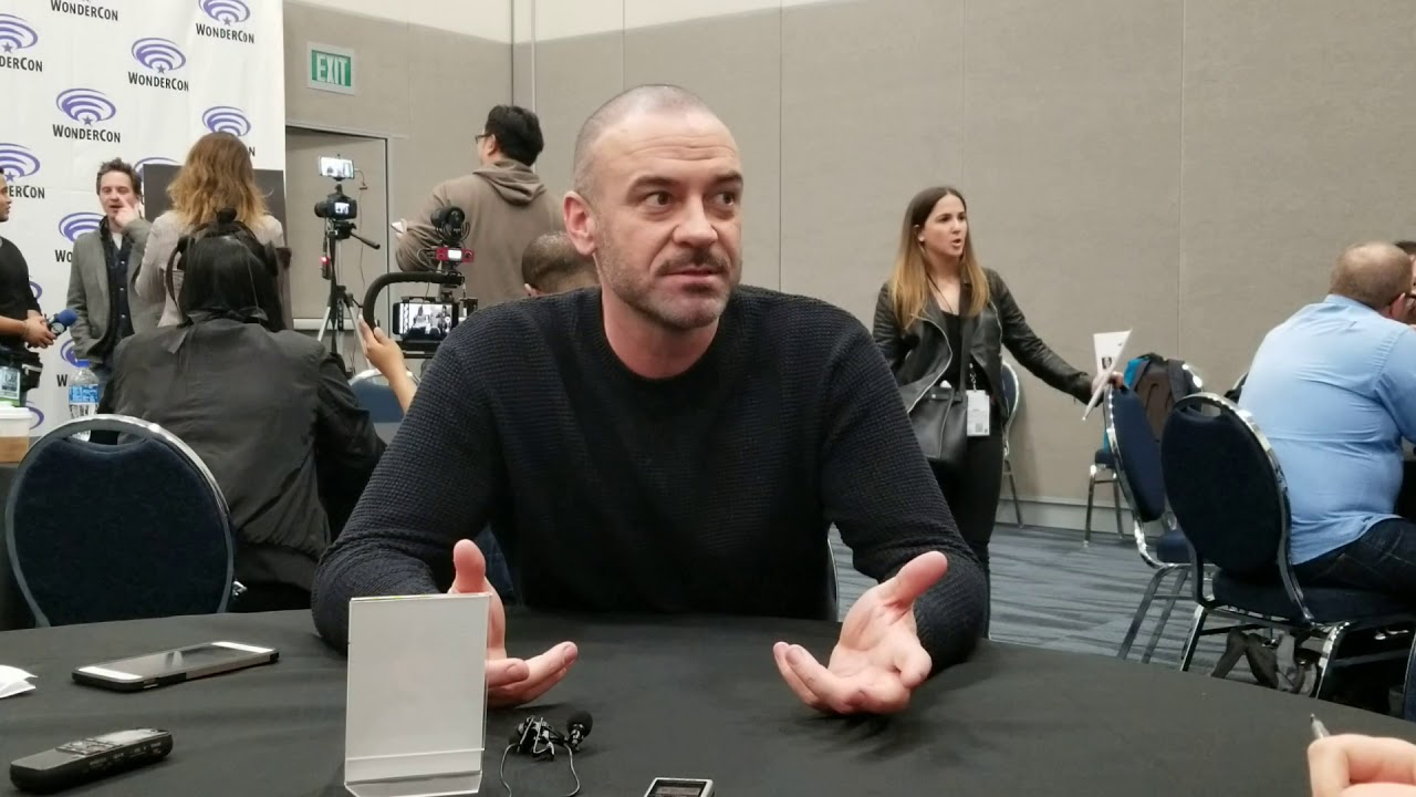 Alan van Sprang at the Star Trek Discovery Roundtable at WonderCon 2018 for Bleeding Cool
